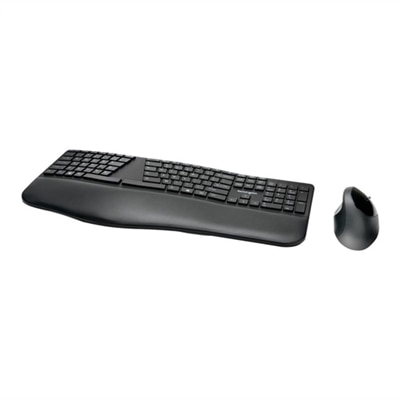 Kensington Pro Fit Ergo Wireless Keyboard and Mouse - Black
