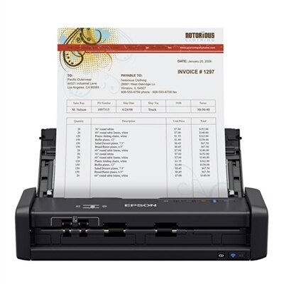 Epson WorkForce ES-300WR Wireless Color Receipt Scanner