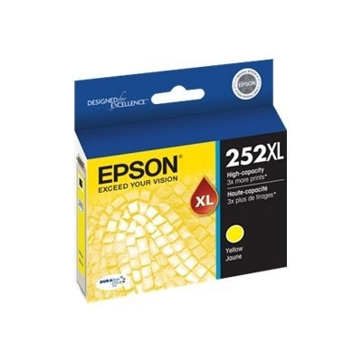 Epson 252XL With Sensor - XL - yellow - original - ink cartridge