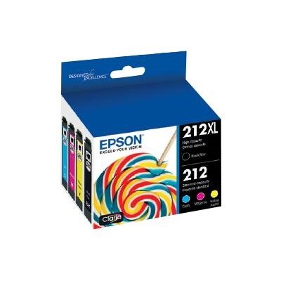 Epson 212XL - 4-pack - Hight Capacity (black) + Standard Capacity - black, yellow, cyan, magenta, pigmented black - o...