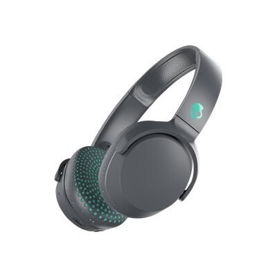 Skullcandy Riff - Headphones with mic - on-ear - Bluetooth - wireless - gray