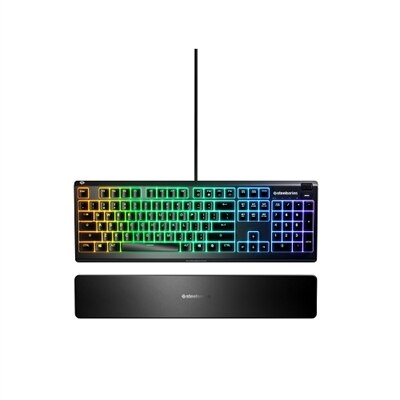 SteelSeries Apex 3 USB Keyboard - Whisper Quiet Gaming Key Switch