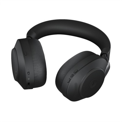 Jabra Evolve2 85 MS Stereo – Headset – full size – Bluetooth – wireless, wired – active noise cancelling – 3.5 mm jack – noise isolating – black