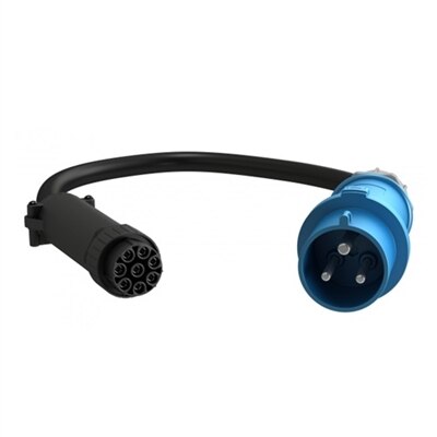 Geist CSU-S02A7-43000-3PS6B-S - Power cable - IEC 60309 2P+E to power 8-pole - AC 230 V - 32 A - 10 ft