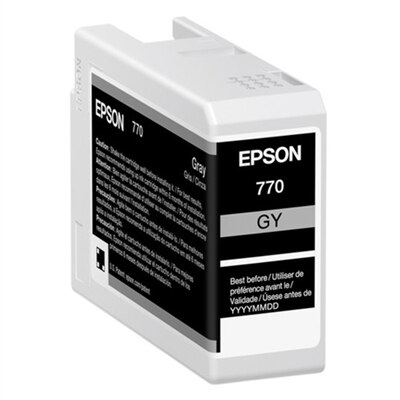 Epson 770 - 25 ml - gray - original - ink cartridge - for SureColor P700