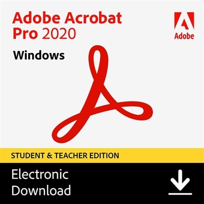 Download Acrobat Pro 2020 WIN Student and Teacher Edition 1 User