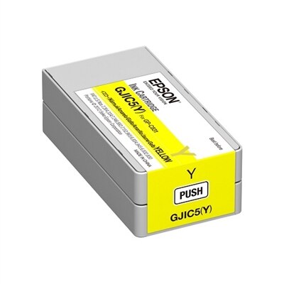 Epson GJIC5(Y) - Yellow - original - ink cartridge - for Epson GP-C831; ColorWorks C831