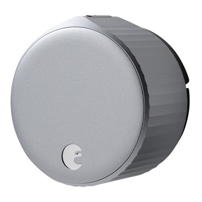 August Wi-Fi Smart Lock - Smart lock - wireless - Bluetooth, 802.11b/g/n - 2.4 Ghz - silver