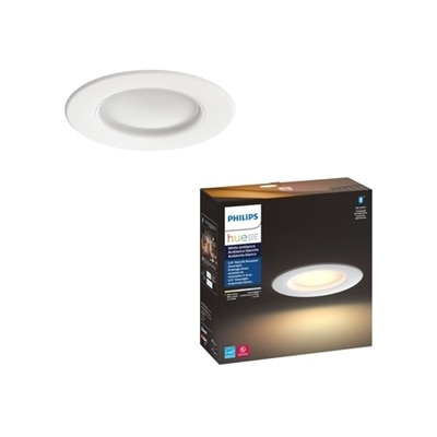 Philips - Hue White Ambiance LED Smart Retrofit 5/6" Recessed Downlight - White