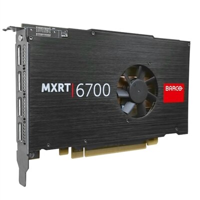 Barco MXRT-6700 - Graphics card - 8 GB GDDR5 - PCIe 3.0 x16 - 4 x DisplayPort