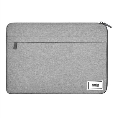 SOLO YORK RE:FOCUS - Laptop sleeve - 13-inch - heathered gray