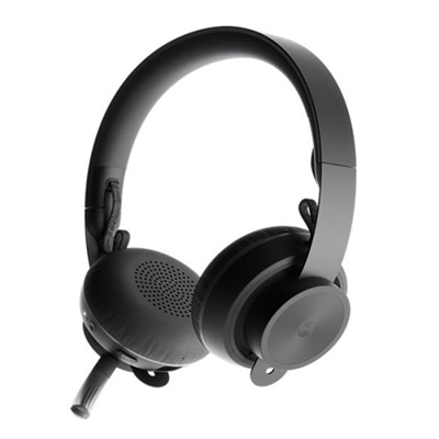 Logitech Zone UC On-Ear Headset - Wireless - Qi Wireless Charging