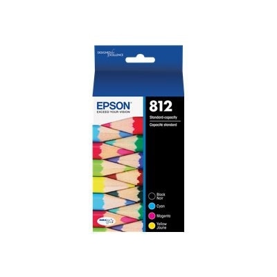Epson T812 - 3-pack - yellow, cyan, magenta - original - ink tank - for WorkForce Pro WF-7820, WF-7840