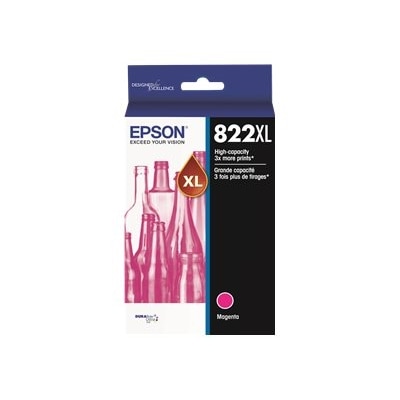 Epson 822XL - High Capacity - magenta - original - ink cartridge - for WorkForce Pro WF-3820, WF-4820, WF-4830
