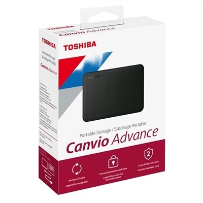 Toshiba 2TB USB 3.2 Gen 1 Toshiba Canvio Advance portable external hard drive