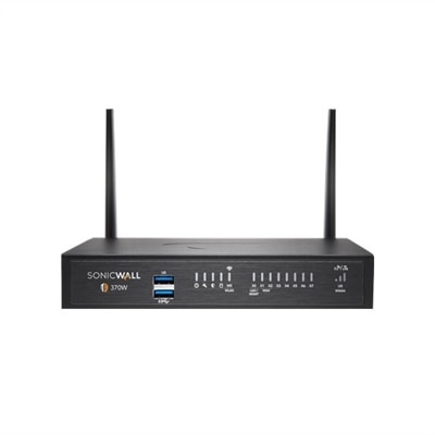 SonicWall TZ370W - Essential Edition - security appliance - with 1 year TotalSecure