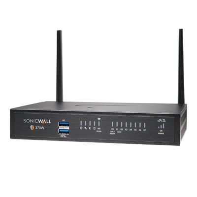 SonicWall TZ370W - Essential Edition - security appliance - with 1 year TotalSecure