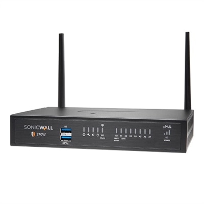 SonicWall TZ370W - Threat Edition - security appliance - with 1 year TotalSecure