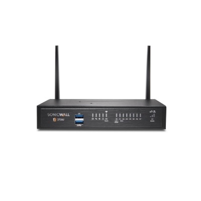 SonicWall TZ370W - Essential Edition - security appliance - GigE, 802.11ac Wave 2 - Wi-Fi - 2.4 GHz, 5 GHz