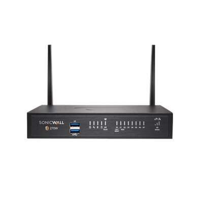 SonicWall TZ270W - Essential Edition - security appliance - with 1 year TotalSecure
