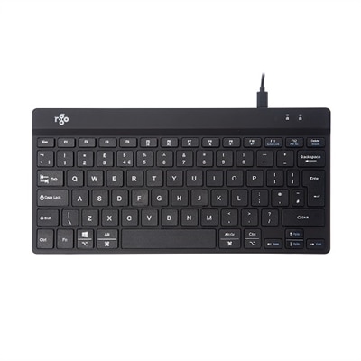 Dell R-Go Compact Break Keyboard QWERTY (UK), black, wired