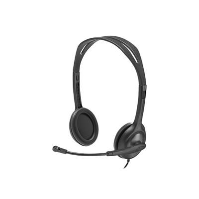 Logitech H111 - Headset - on-ear - wired - 3.5 mm jack - academic
