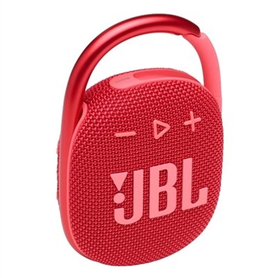 JBL Clip 4 - Speaker - for portable use - wireless - Bluetooth - 5 Watt - red