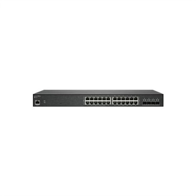 SonicWall Switch SWS14-24 - Switch - managed - 24 x 10/100/1000 + 4 x 10 Gigabit SFP+ - rack-mountable - with 1 year 24x7 Support