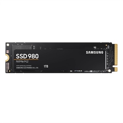Samsung 980 MZ-V8V1T0B - Solid state drive - encrypted - 1 TB - internal - M.2 2280 - PCI Express 3.0 x4 (NVMe) - 256-bit AES