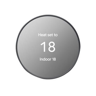 Image of Google Nest - Thermostat - wireless - Bluetooth, 802.11a/b/g/n, 802.15.4 - 2.4 Ghz, 5 GHz - charcoal