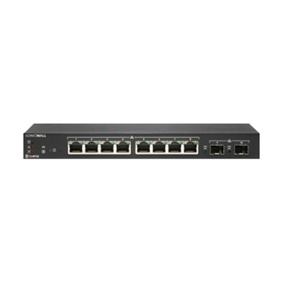 10-port SonicWall Switch SWS12-8POE - switch - 10 ports - managed