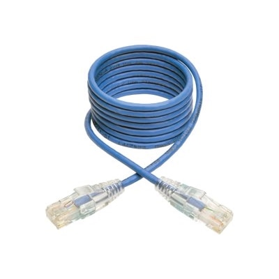 Tripp Lite 5ft Cat6 Gigabit Snagless Molded Slim UTP Patch Cable RJ45 M/M Blue 5' - Patch cable - RJ-45 (M) to RJ-45 (M) - 5 ft - UTP - CAT 6