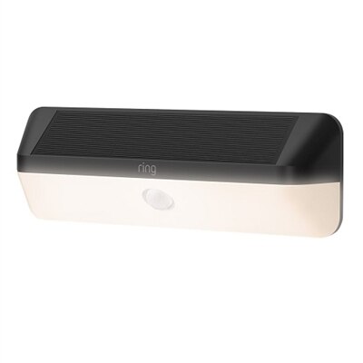 Ring Smart Lighting Wall Light Solar - Wall lamp - LED - solar powered - black