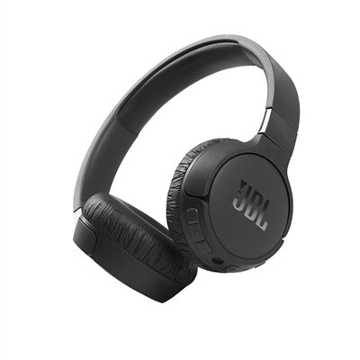 JBL Tune 660NC - Headphones with mic - on-ear - Bluetooth - wireless, wired - active noise canceling - black