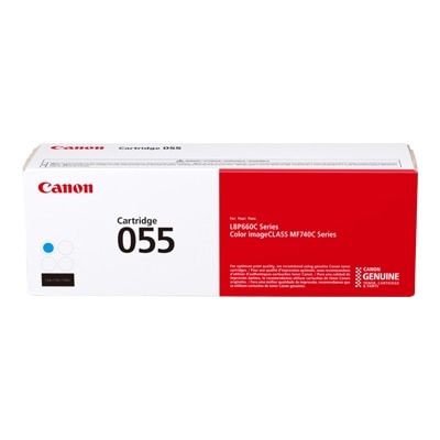 Canon 055 - Cyan - original - toner cartridge - for Color imageCLASS MF743; ImageCLASS LBP664, MF741, MF743, MF745; Satera LBP662