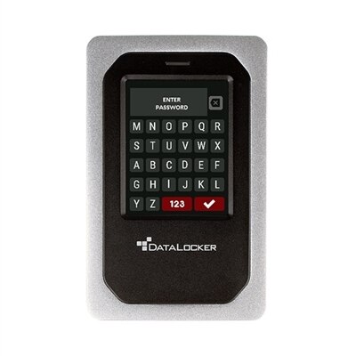 Origin Storage DataLocker DL4 FE, External Encrypted Drive, 2TB SSD, FIPS 140-2 L3, AES 256-bit, Touchscreen, USB 3.2 Gen 1