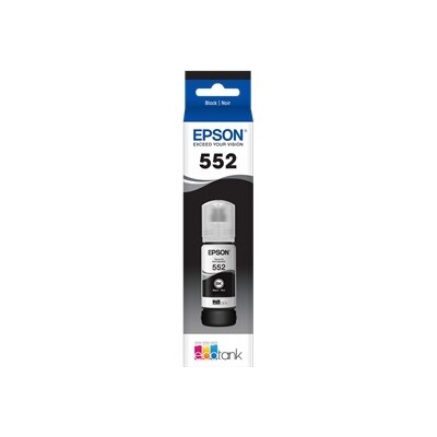Epson 552 - 70 ml - High Capacity - black - original - ink refill - for EcoTank ET-8500, ET-8550