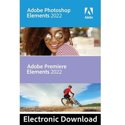 Adobe Systems Adobe Photoshop Elements 2022 & Premiere Elements 2022 - Pour Dell - licence - 1 utilisateur - code de rÃ©duction - Win
