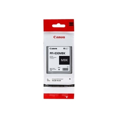 Canon PFI-030MBK - 55 ml - matte black - original - ink tank - for imagePROGRAF TA-20, TA-20 MFP L24ei, TA-30, TA-30 MFP L36ei