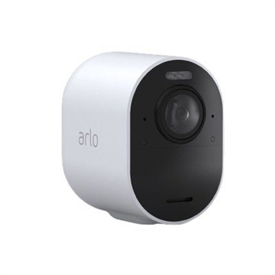 Arlo - Ultra 2 Add-on Camera Indoor/Outdoor Wireless 4K Security System - White