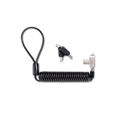 Kensington Slim N17 2.0 Portable Keyed Laptop Lock for Wedge-Shaped Slots