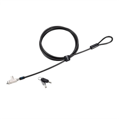Kensington Slim N17 2.0 Keyed Laptop Lock for Wedge-Shaped Slots