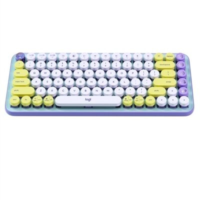 Logitech POP KEYS Wireless Mechanical Keyboard with Customizable Emoji Keys - Mint