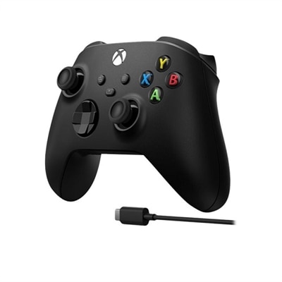 Microsoft Xbox Wireless Controller + USB-C Cable - Gamepad - wireless - Bluetooth - carbon black