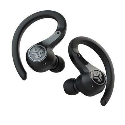 JLab Audio Epic Air Sport ANC - True wireless earphones with mic - in-ear - over-the-ear mount - Bluetooth - active noise canceling - black