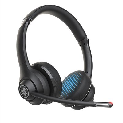 JLab Audio Go Work - Headset - on-ear - Bluetooth - wireless, wired - 3.5 mm jack - black