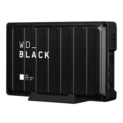 WD_BLACK D10 Game Drive WDBA3P0080HBK – Disque dur – 8 To – externe (portable) – USB 3.2 Gen 1 – 7200 tours/min – noir