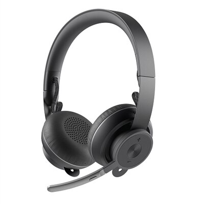 Logitech Zone Wireless Plus - Headset - on-ear - active noise canceling - noise isolating - Certified for Microsoft Teams
