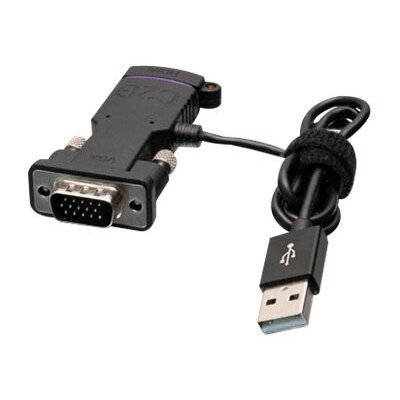 C2G VGA to HDMI Adapter for Universal HDMI Adapter Ring - Adapter - USB, HD-15 (VGA) male to HDMI female - black - 1080p support