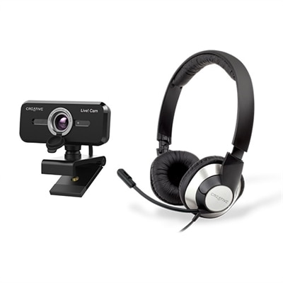 Creative Labs Headset Webcam Bundle